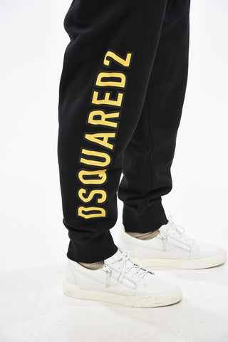 Fleeced Cotton SKI FIT Joggers with Contrasting Logo