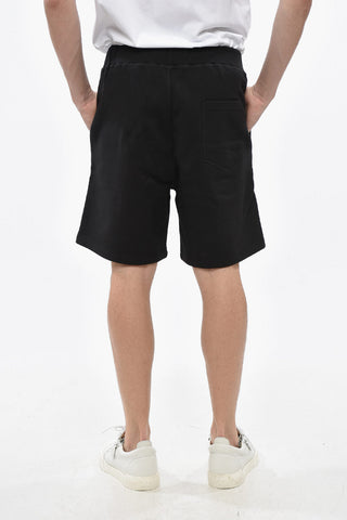 PAC-MAN Shorts RELAX FIT in Tinta Unita con Stampa sul Fronte