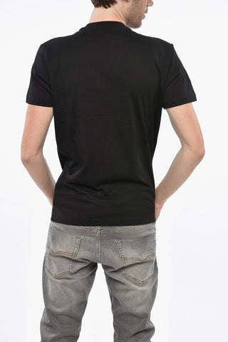 Cotton T-Shirt DIEGOR with Embossed Print