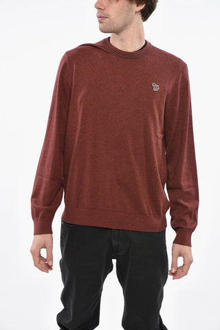 PS Cotton Blend ZEB BAD Crew-neck Sweater