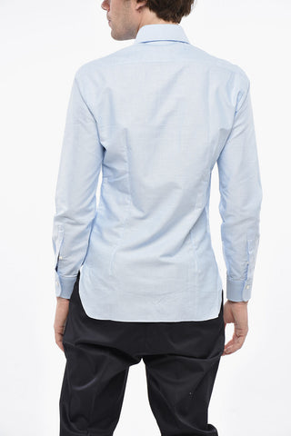 Camicia in Tinta Unita con Collo Francese