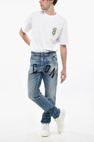 ICON Straight-Leg-Jeans COOL GUY mit 18 cm Kontrastdetail