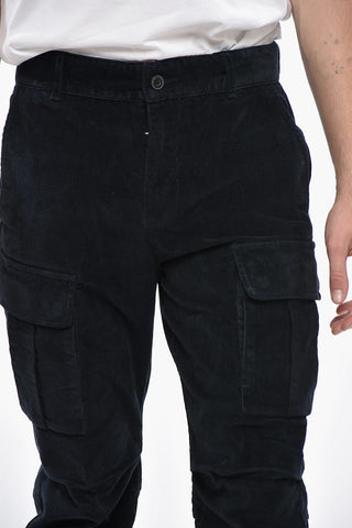Ribbed Velour Cargo Trousers ARGY
