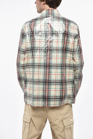Overshirt in Cotone Spalmato COACH a Quadri
