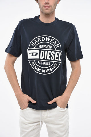 Crewneck T-Shirt HARD WEAR With Front Print