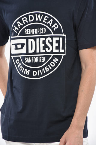 Crewneck T-Shirt HARD WEAR With Front Print