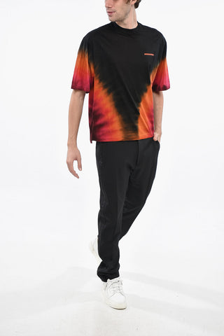 Crew-Neck T-Shirt FLAME DROP with Ombre Effect