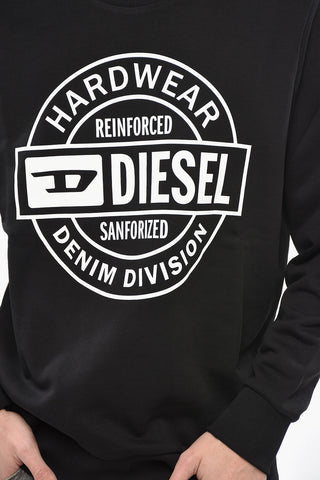 Sweatshirt Mit Rundhalsausschnitt HARD WEAR Mit Frontprint