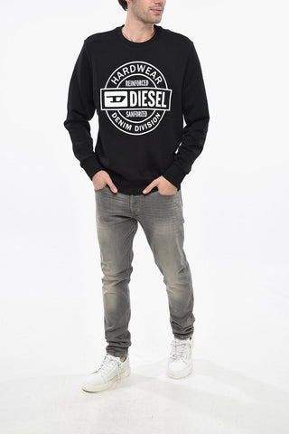 Sweatshirt Mit Rundhalsausschnitt HARD WEAR Mit Frontprint