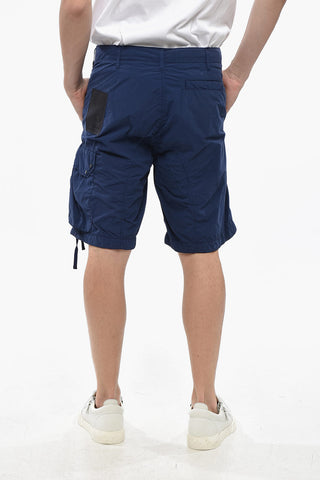 Shorts Cargo in Nylon a Tinta Unita
