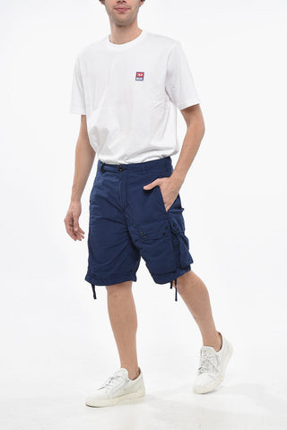 Shorts Cargo in Nylon a Tinta Unita