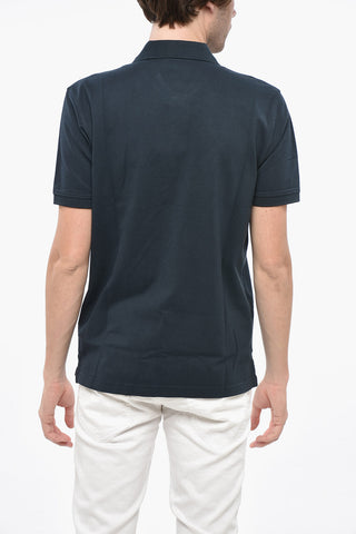 Hopsack-Polo SMITH aus Baumwollmischung