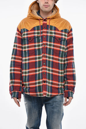 Overshirt a Quadri CANADIAN con Cappuccio e Dettaglio imbottito