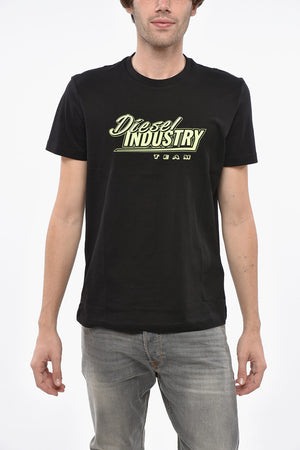 Crew-Neck T-Shirt INDUSTRY with Raised Logo