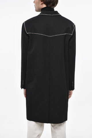 Relaxed Fit Coat ROCK AND ROLL with Studs