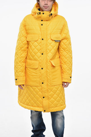 Maxi Utility Padded and Quilted Jacket