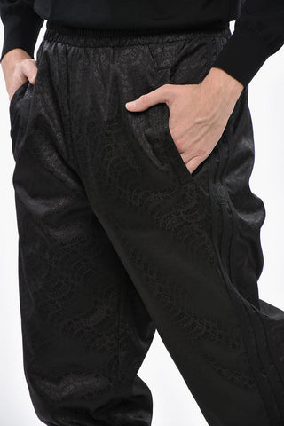3 ADIDAS Nylon Pants with Goose Down Padding and All-Over Logo