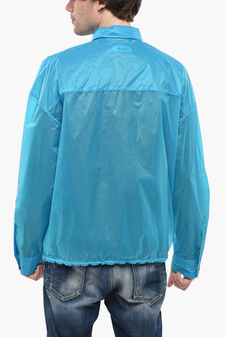 Overshirt Utility a Quadri Rip Stop