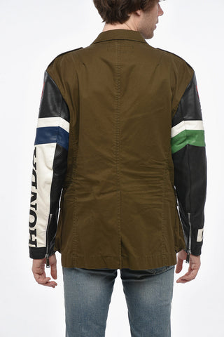 Giacca Utility HONDA Con Maniche in Pelle