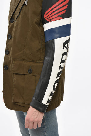 Giacca Utility HONDA Con Maniche in Pelle