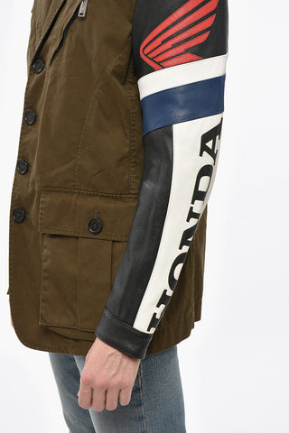 Giacca Utility HONDA Con Maniche in Pelle