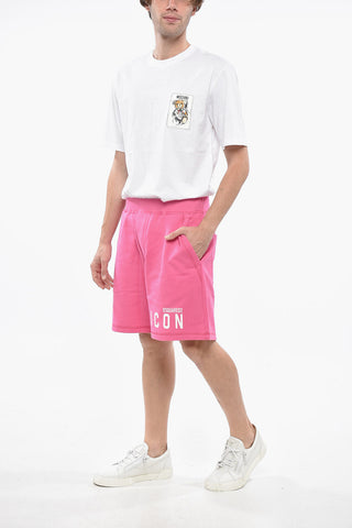ICON Solid-Color Shorts RELAX FIT with Printed Logo