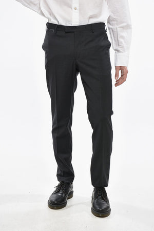 Stretch Virgin Wool Skinny Fit Pants