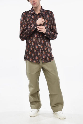Bandana-Print Shirt WESTERN with Snap Buttons