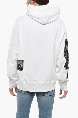 RED TAG Cotton Fleece Hoodie MACS with Print