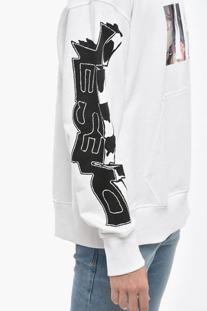 RED TAG Hoodie MACS aus Baumwollfleece mit Print