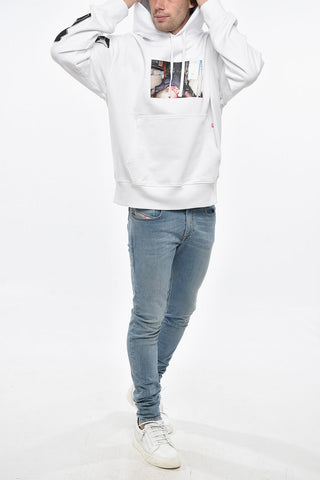 RED TAG Cotton Fleece Hoodie MACS with Print