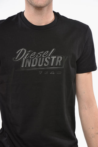 T-Shirt in Cotone INDUSTRY TEAM con Stampa Ton sur Ton