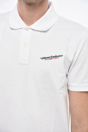 Cotton Blend Polo SMITH with Printed Logo