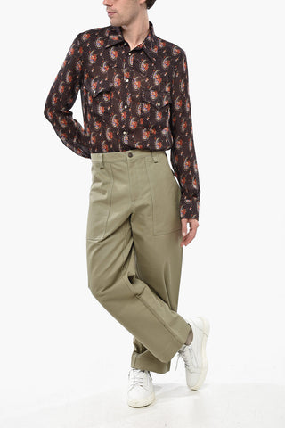 Workwear-Hose aus reiner Baumwolle mit geradem Bein