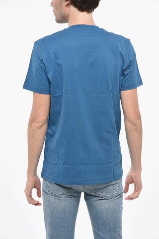 T-Shirt Girocollo DIEGOR78 con Stampa in Rilievo