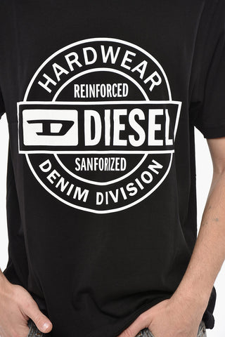 Crewneck T-Shirt HARD WEAR With Front Print