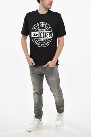 Crewneck T-Shirt HARD WEAR With Front Print