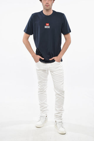 T-Shirt Mit Rundhalsausschnitt Aus Baumwolle Mit Aufgedrucktem Logo