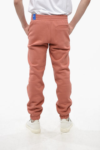 Straight Leg Fleeced Cotton Joggers
