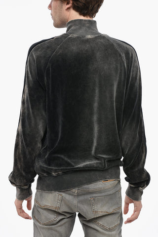 RED TAG Chenille Full-Zip Sweatshirt with Mock Neck