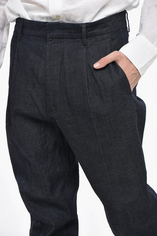 데님 투 버튼 수트 NEW YORK 투 슬릿