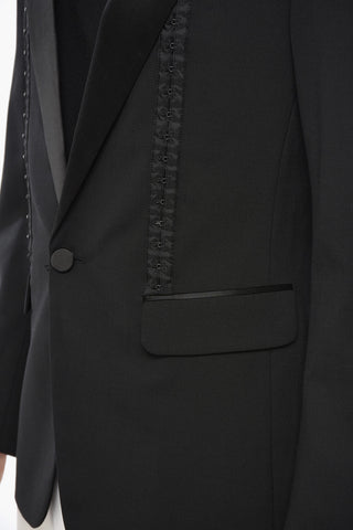 Giacca Tuxedo  LONDON In Misto Lana Vergine con Corsetto