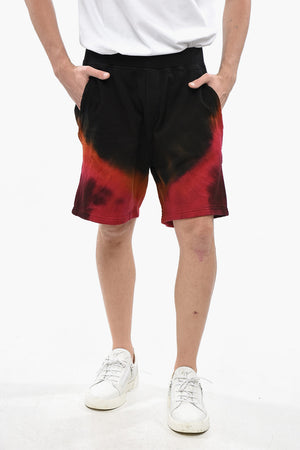 Cotton Fleece Shorts D2 FLAME with Elastic Waistband