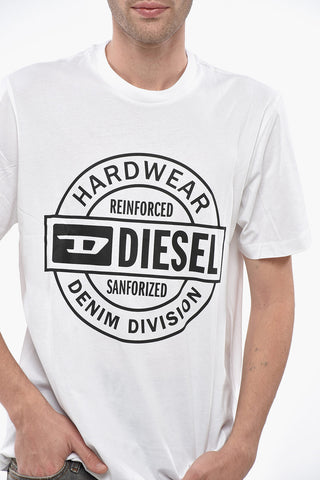 라운드넥 티셔츠 HARD WEAR 전면 프린트