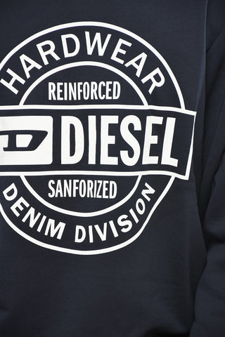 Sweatshirt Mit Rundhalsausschnitt HARD WEAR Mit Frontprint