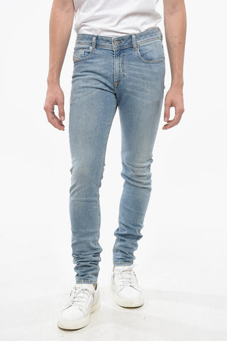 Skinny-Fit-Jeans SLEENKER in hellem Denim 14cm