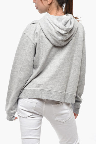 Felpa Hoodie COOL FIT in Cotone Felpato con Stampa