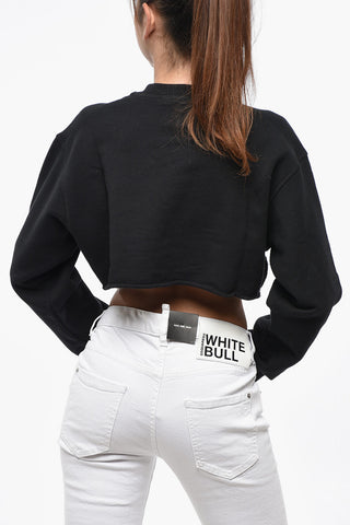 ICON Rundhals-Sweatshirt COOL Cropped Zweifarbig