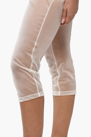 Pantaloni Cropped Skinny con Zip Laterale