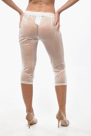Cropped Skinny-Hose mit seitlichem Reißverschluss